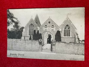 POSTED 1909 VINTAGE POSTCARD - BRAMLEY CHURCH SURREY UK (KK91) 