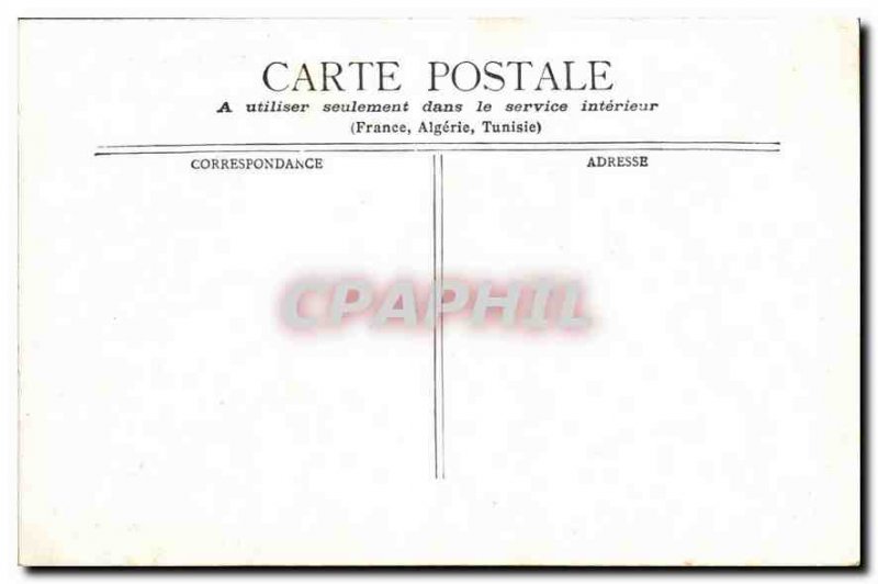 Old Postcard Paris Arc de Triomphe