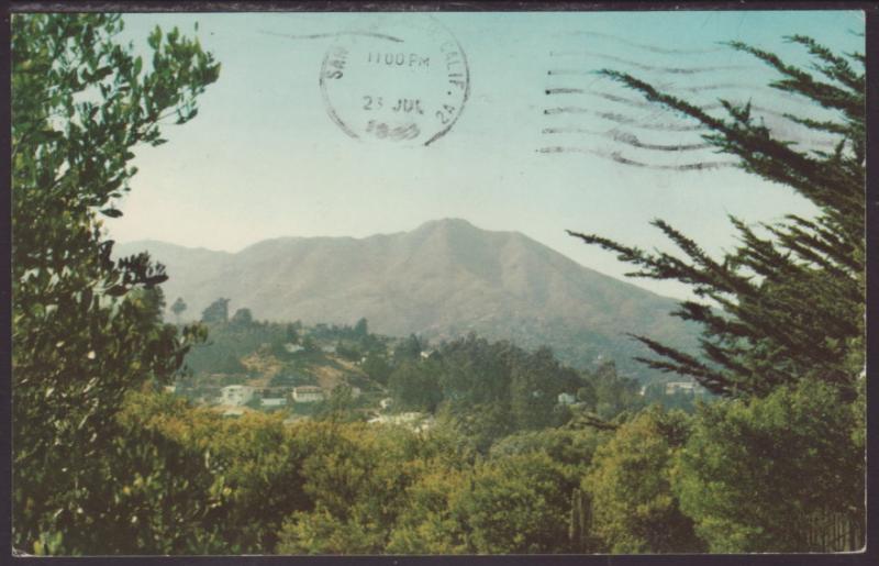 Mount Tamalpias,CA Postcard BIN