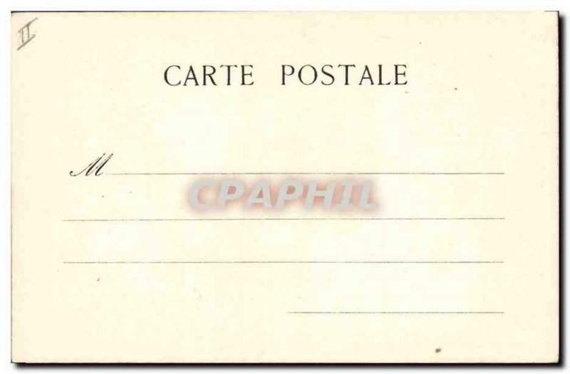 Old Postcard Fancy (drawing hand) Guinea fowl Bird