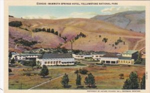 Mammoth Springs Hotel Yellowstone National Park Curteich