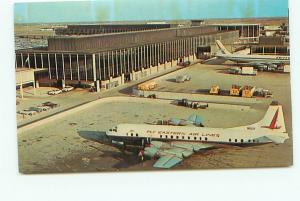 Postcard Chicago O Hare International Airport Eastern Airlines United # 3046A