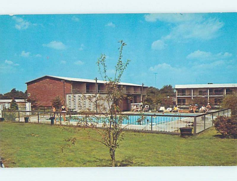 Pre-1980 MOTEL SCENE Woodbridge - Pennsville - Auburn New Jersey NJ HJ9626