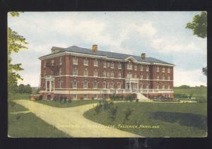 FREDERICK MARYLAND SHRINER HALL HUGO COLLEGE VINTAGE POSTCARD ADVERTISING