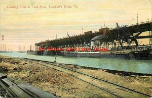 VA, Lambert's Point, Virginia, Loading Coal, Coal Piers, Stern No 1742