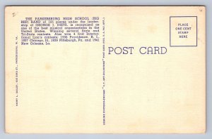 J86/ Parkersburg West Virginia Postcard Linen High School Band 421