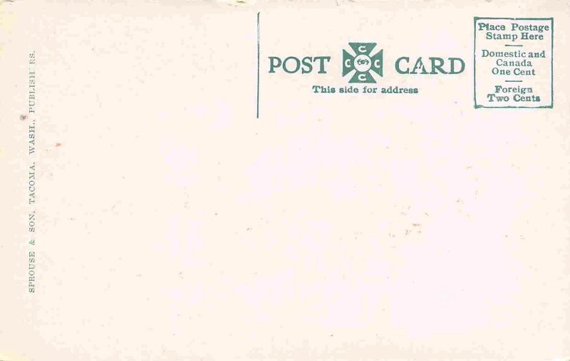 Swedish Mission Tabernacle Tacoma Washington 1910c postcard