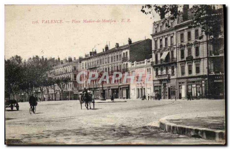 Valencia Old Postcard Place Madier of Montjau