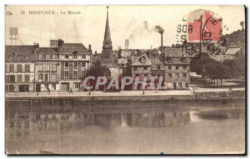 Old Postcard Honfleur Museum