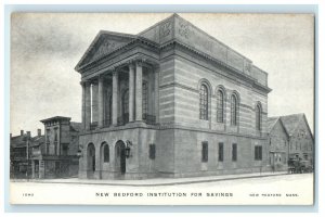 1911 New Bedford Institution for Savings New Bedford, Massachusetts MA Postcard