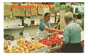 PA - Amish/Mennonite Culture. Farmer's Market Stand