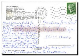 Postcard Modern Correze Tulle