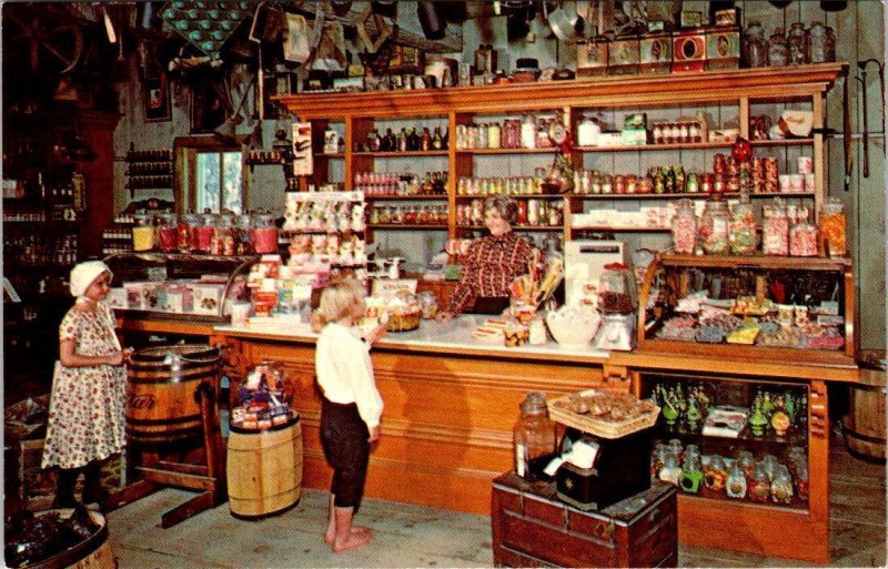 3~Postcards  Millville, NJ New Jersey  WHEATON VILLAGE  Christmas~Candy~Stores