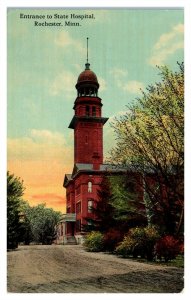 Early 1900s State Hospital, Rochester, MN Postcard *6L33