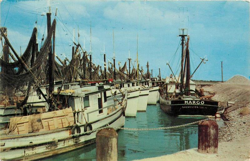 Shrimp Boats Trawlers Gulf of Mexico Campeche MX Postcard