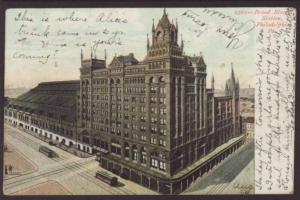 Broad Street Station,Philadelphia PA Postcard 4317