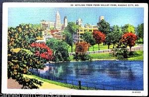 Kansas City, MO - Skyline from Penn Valley Park