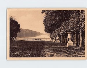 Postcard The greenward and Apollo piece of water, The Gardens, France