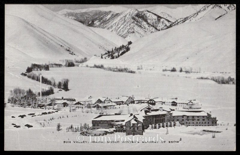 Sun Valley Under Winter's Blanket of Snow