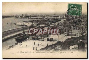 Old Postcard Marseille general view of the pools of Joliette