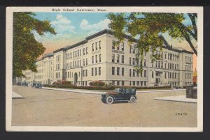 Massachusetts LAWRENCE High School old car Pub by E. E. Smith - White Border