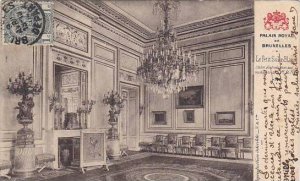 Belgium Brussels Palais Royal Le Petit Salon Blanc 1904