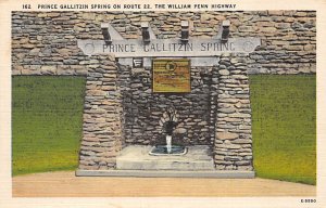 Prince Gallitzin Spring The William Penn Highway - Gallitzin Spring, Pennsylv...