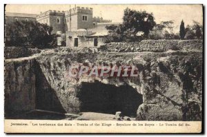 Old Postcard Jerusalem Israel Tombs Of Kings