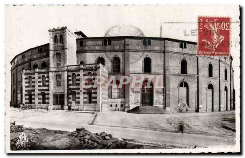 Old Postcard Bullfight Bullfight Beziers The arenas