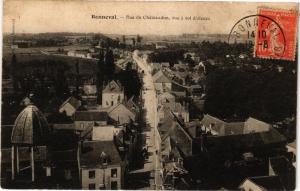 CPA BONNEVAL - Rue de CHATEAUDUN vue a vol d'oiseau (179903)