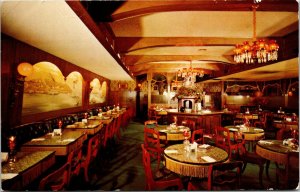 Dining Room interior, Copper Belle Restaurant, Phoenix, Arizona Postcard