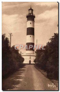 Ile d & # 39Oleron Old Postcard Chassiron Lighthouse (lighthouse)