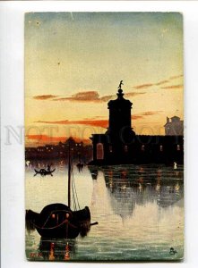 3038516 ITALY Venice view In the evening Vintage TUCK PC