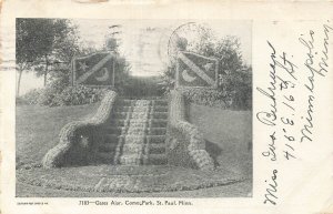 ST PAUL MINNESOTA~GATES AJAR COMO PARK~1906 POSTCARD