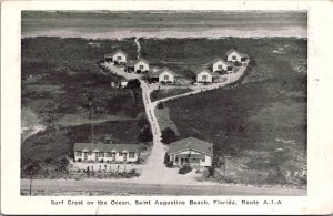 Surf Crest on the Ocean, Beach  Cottages St Augustine Beach FL  Postcard Y53