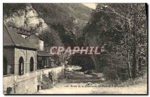 Old Postcard Route Chartreuse The Fourvoirie Bridge
