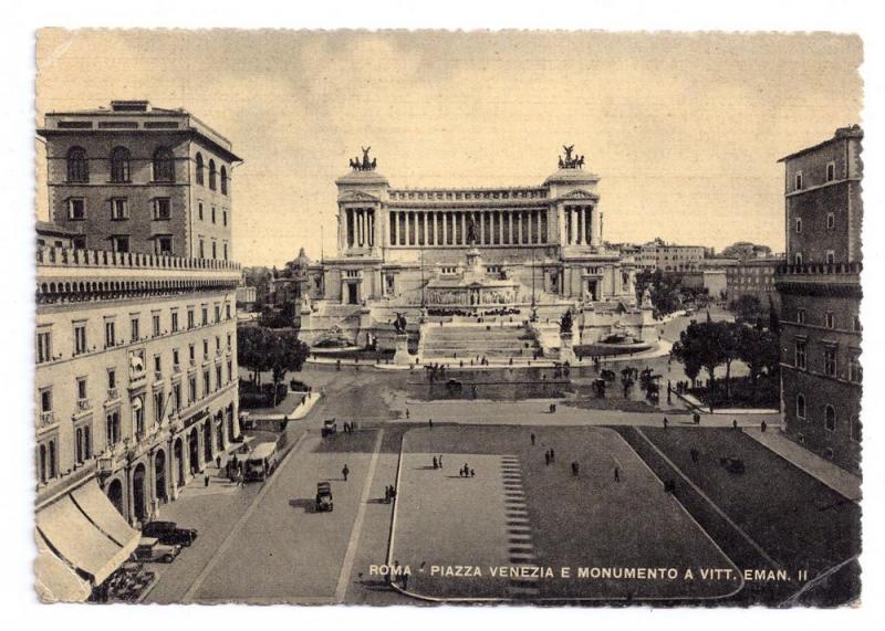 Italy Rome Piazza Venezia Vitorrio Emanuele Monument Capello