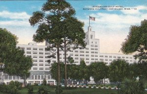 Postcard Edgewater Gulf Hotel Between Gulfport + Biloxi MS