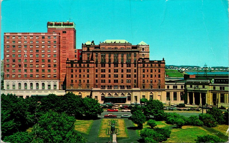 Halifax NS Canada Hotel Nova Scotian Postcard used 1950s