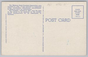 Linen~Columbia Missouri~State Teachers Association~Vintage Postcard