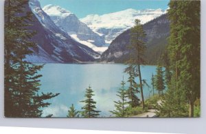 Lake Louise, Victoria Glacier, Banff National Park, Vintage 1975 Chrome Postcard
