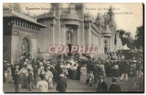 Old Postcard Beer Brewery Marseilles Colonial Exhibition Pavilion of & # 39Am...