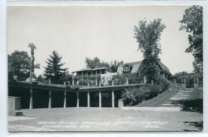 Indian Village Baptist Assembly Green Lake Wisconsin RPPC real photo postcard