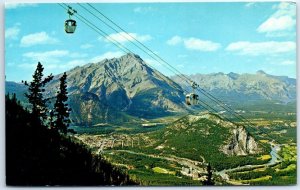 M-47424 Canadian Rockies Sulphur Mountain Gondola Lift Banff Cascade Mountain