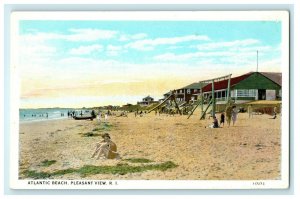 1933 Atlantic Beach, Pleasant View, Westerly Rhode Island, RI Postcard