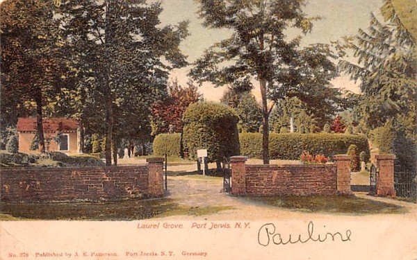 Laurel Grove Cemetery in Port Jervis, New York