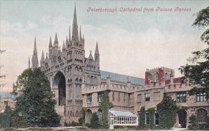 England Peterborough Cathedral From Palace Garden