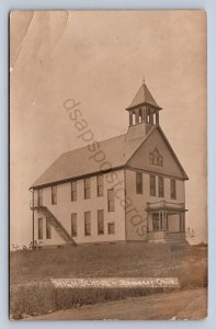 J87/ Atwater Ohio RPPC Postcard c1910 High School Portage County 1049