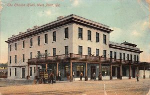 THE CHARLES HOTEL WEST POINT GEORGIA SCOTT Q1 STAMP POSTCARD 1913