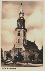 Germany Berlin Marienkirche Vintage RPPC B132